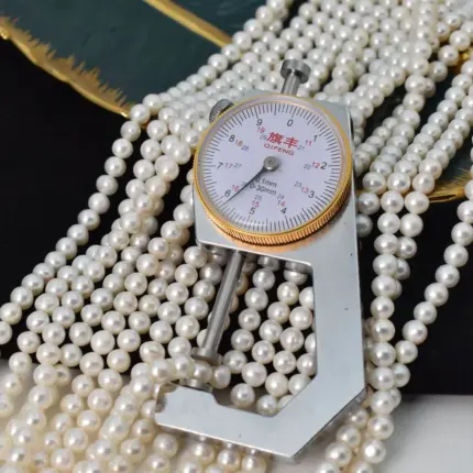 Natural Freshwater Pearls 2/3/4/5/6/7/8/9mm Near Round Pearl Beads for Jewelry Making DIY Semi-finished Necklace Sweater Chain