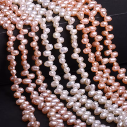 Natural Freshwater Pearl Beads High Quality potato-shaped Punch Loose Beads for Make Jewelry DIY Bracelet Necklace Accessories